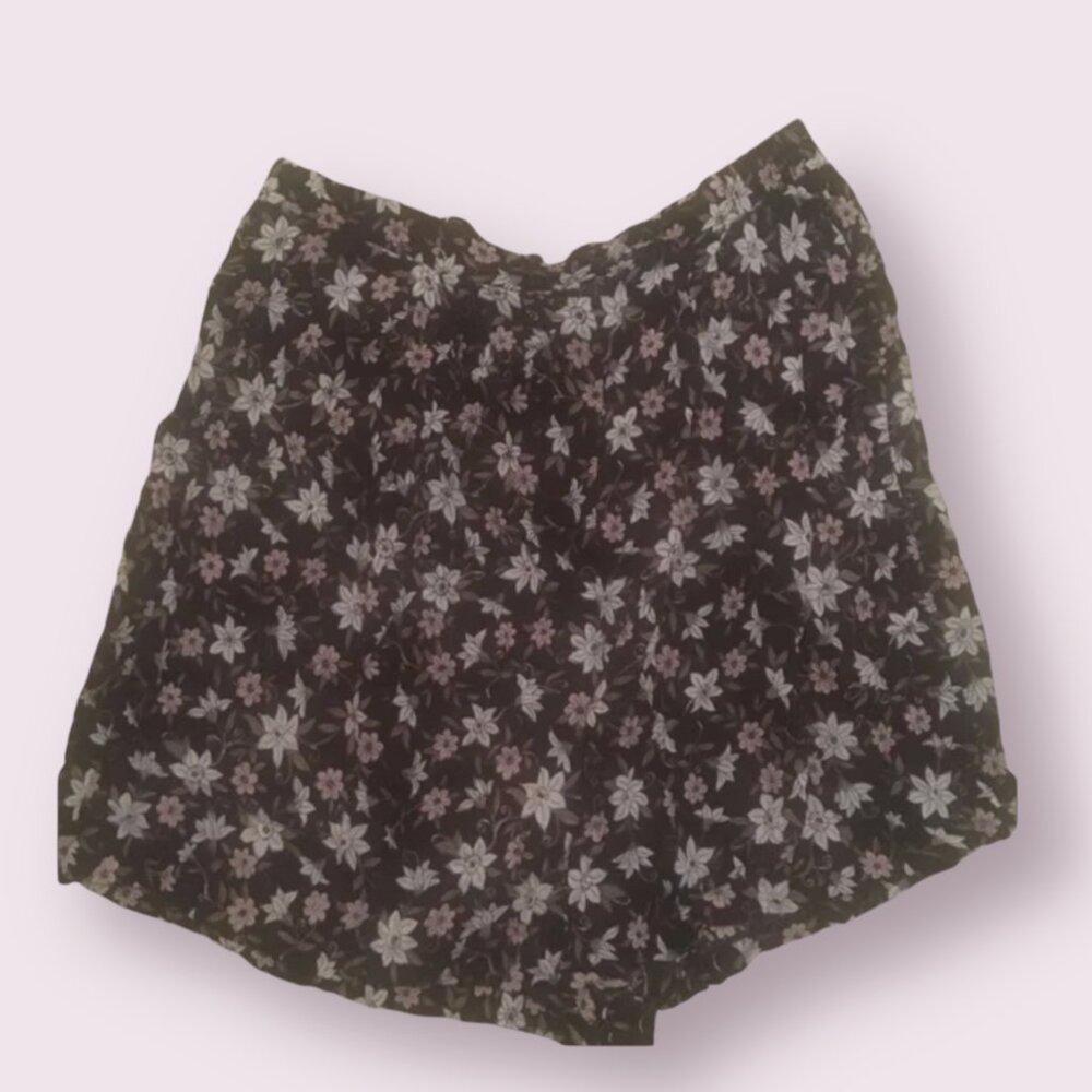 ⭐️ Floral High Waisted Flow Boho Hipster Hippie Chic Farmhouse Peasant Shorts